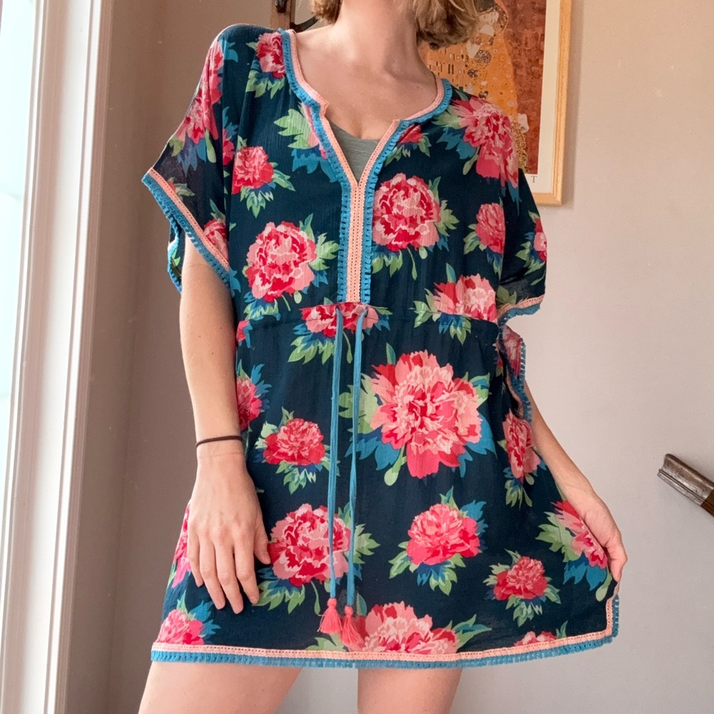 Floral Swim Cover-Up